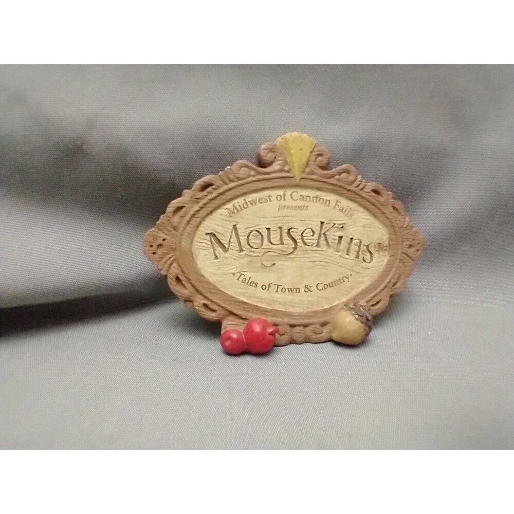 Mousekins Midwest of Cannon Falls Display Sign Mice Tales of Town and Country
